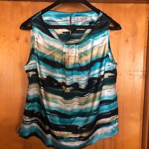 Kasper Women’s Multi-Color Sleeveless Shell